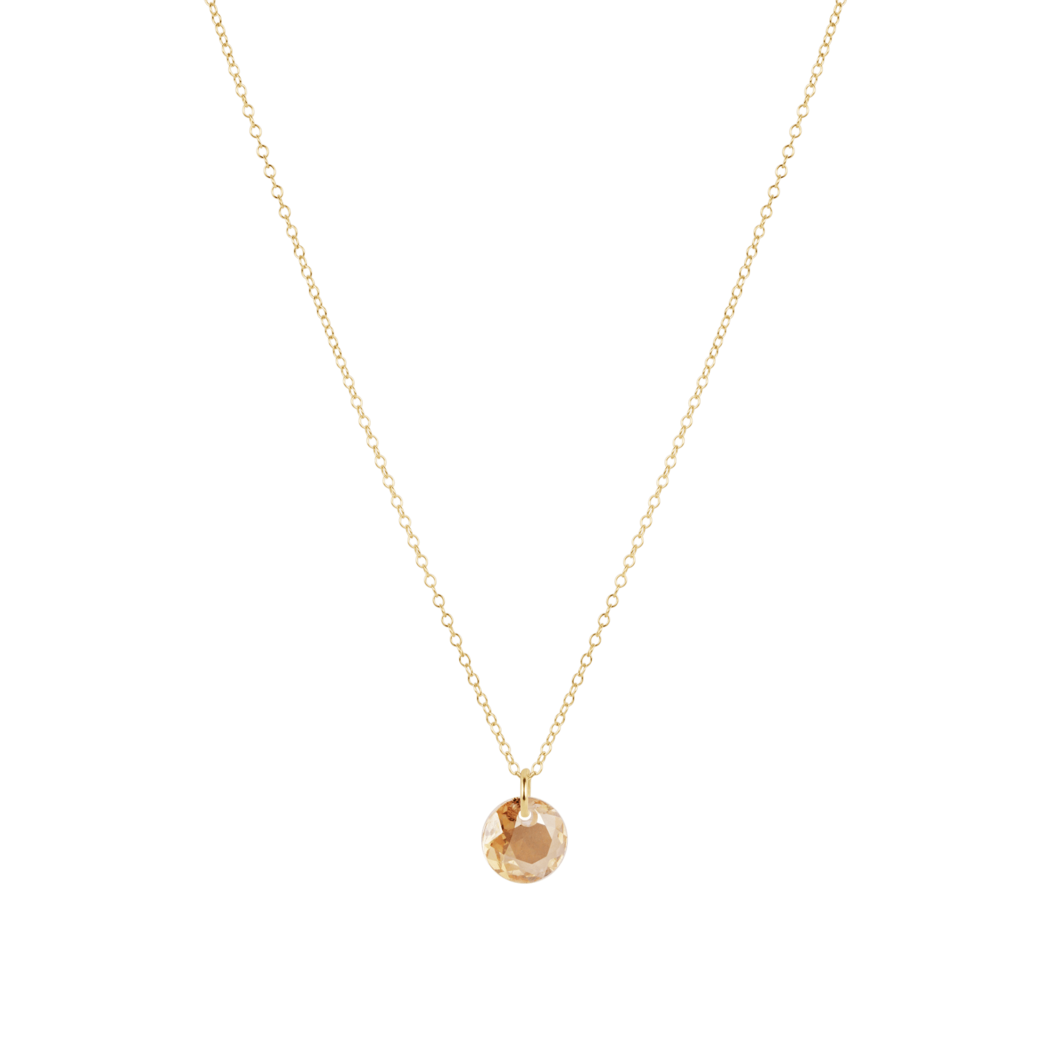 16" Necklace Gold - November Reflection Small Charm - Enewton - Gaines Jewelers