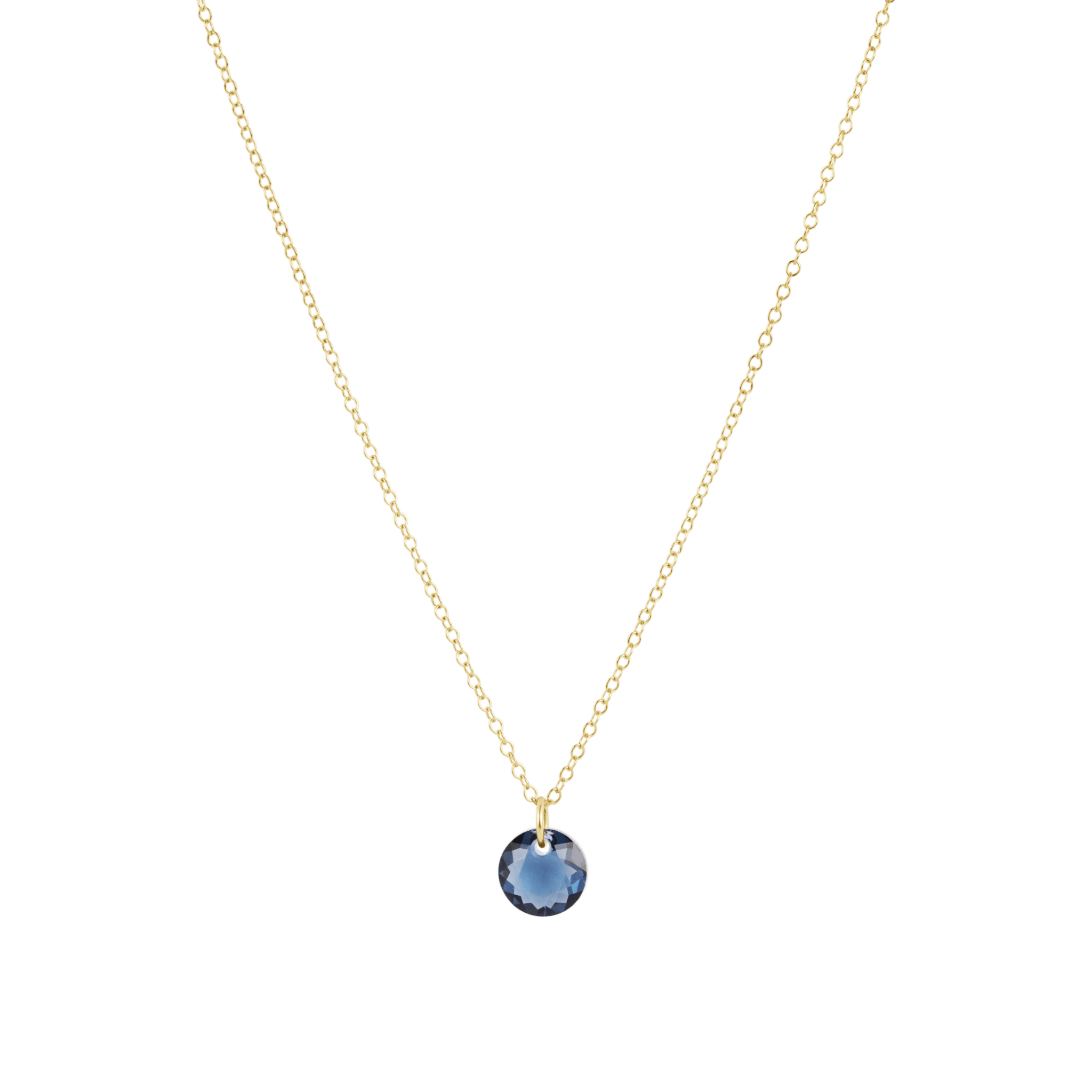 16" Necklace Gold - September Reflection Small Charm - Enewton - Gaines Jewelers