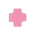 16" Necklace Gold - Signature Cross Small Bright Pink - enewton - Gaines Jewelers