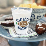16 oz Shatterproof Cups | Set of 8 | Football Season - WH Hostess Social Stationery - Gaines Jewelers