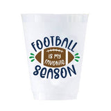 16 oz Shatterproof Cups | Set of 8 | Football Season - WH Hostess Social Stationery - Gaines Jewelers