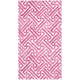Fretwork Fuchsia Guest Towel - Caspari