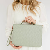 Crossbody Weave Bible Case - Sage - Ever, AJ