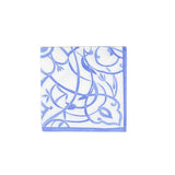 Algarve Ceramic Blue-Paper Linen Napkin Airlaid Cocktail- Caspari