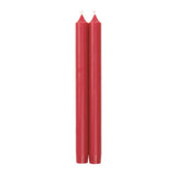 Red 10" Crown Candles Set of 2 - Caspari
