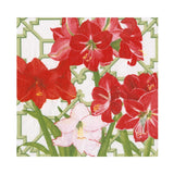 Amaryllis Conservatory Luncheon Napkins - Caspari