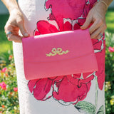 Lisi Lerch - Molly Faille Clutch - WS: Poppy with Pearl / Pink