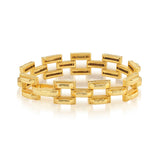Pathway Petite Link Bracelet, 7.25" - Gold Capucine De Wulf