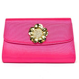 Lisi Lerch - Molly Faille Clutch - WS: Poppy with Pearl / Pink