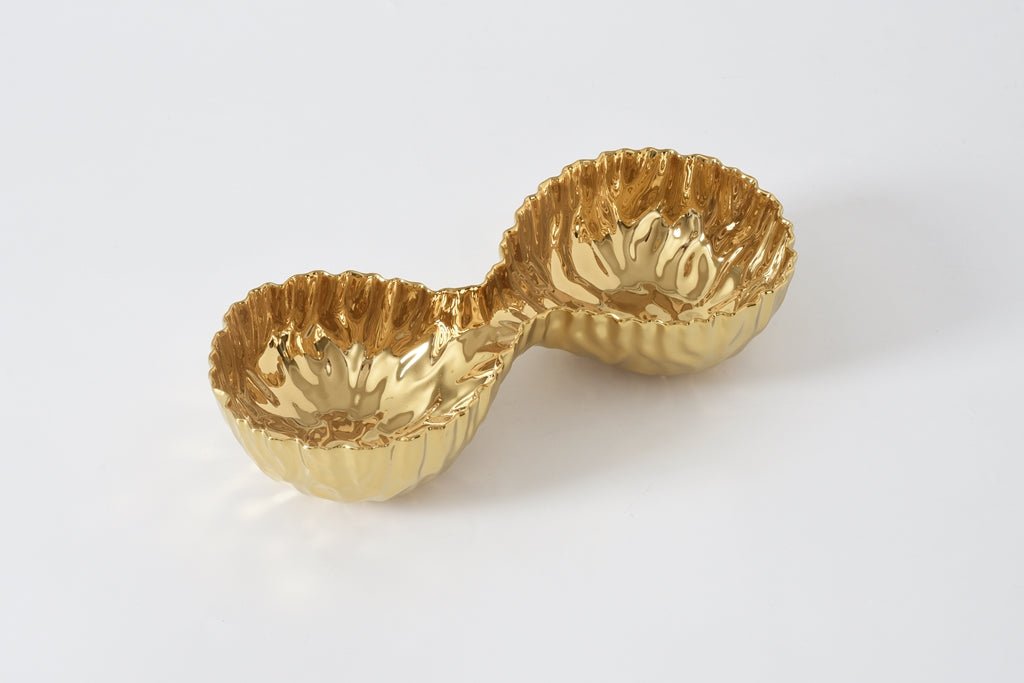 2 Section Server Mascali Bianca - Gold - Pampa Bay - Gaines Jewelers