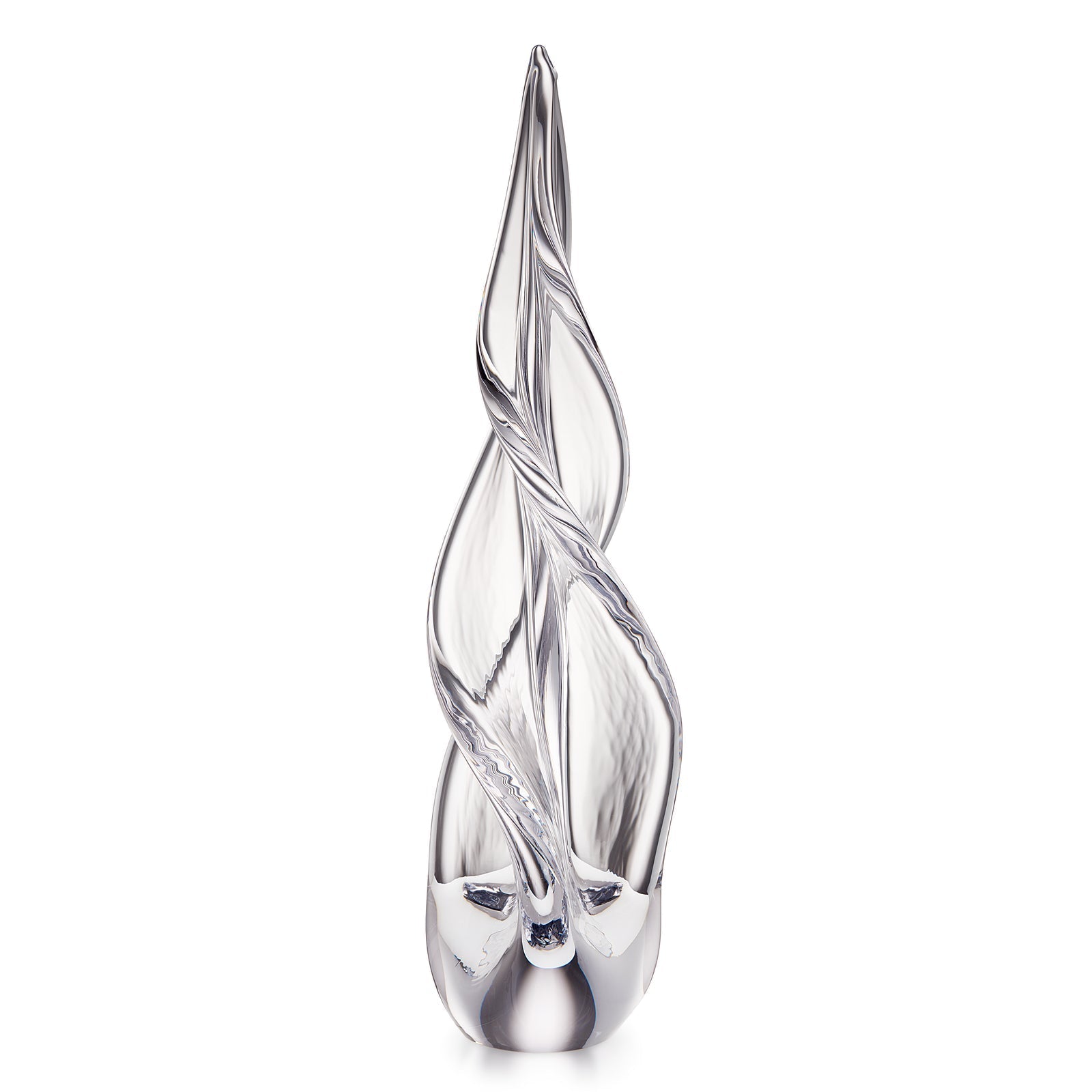 20" 20th Anniversary Spiral Three Sided Tree - Simon Pearce - Gaines Jewelers