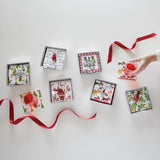Mariposa - Topiary Christmas Tree Beaded Napkin Box Set