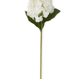 28 Inch White Real Touch Cone Hydrangea Stem - K&K Interiors - Gaines Jewelers