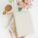 Crossbody Weave Bible Case - Pearl - Ever, AJ
