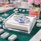 Preppy Mahjong Acrylic Napkin Weight - Maven Home
