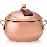3 - Wick Simmered Cider Poured Candle Copper Pot - Thymes - Gaines Jewelers