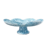 RESIN Amelia Pedestal Cake Plate – Aqua - Beatriz Ball