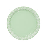 Pavilion Paper - Mahjong Jasperware Inspired Dinner Paper Plates - Pack of 8: Blue