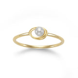 3.5MM Fresh Water Ring 14K YG - Mastoloni - Gaines Jewelers