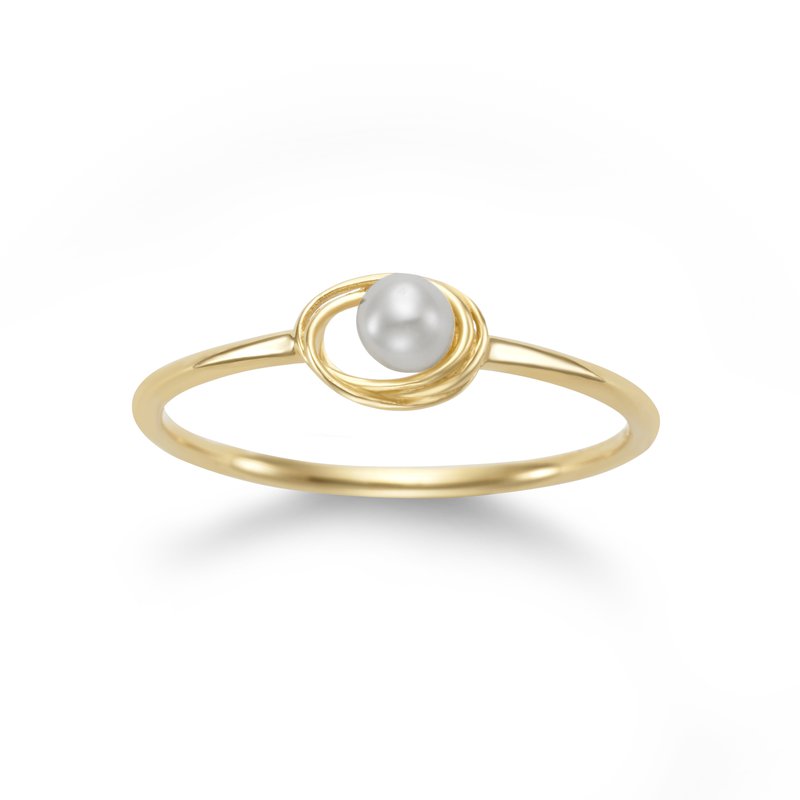 3.5MM Fresh Water Ring 14K YG - Mastoloni - Gaines Jewelers