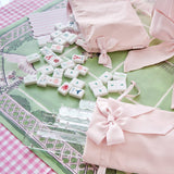 Mahjong Jelly Tote Set - Ballet Pink Bow - Case-Mate