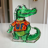 "Gator" acrylic shelfie: Small - Chelsea McShane Art
