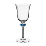 Nell Ruffle Wine Glass - Chambray - Juliska