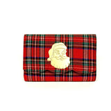 Lisi Lerch - Ruby Scalloped - Red Plaid WS: Gold Bow