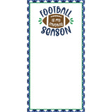 4.25 x 8.5 Football Season List Notepad - WH Hostess Social Stationery - Gaines Jewelers