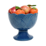 Le Panier Mystic Knot Footed Bowl - Denim - Juliska