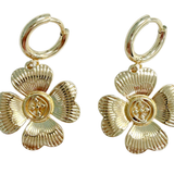 Dogwood Carm-Huggie Hoops -Gracewear Collection