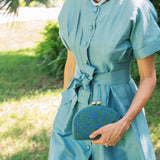 Lisi Lerch - Garden Party- Green Combo- Embroidered Clutch - WS
