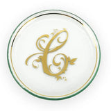 6" Mini Plate "C" - Annieglass - Gaines Jewelers