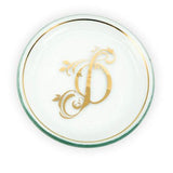 6" Mini Plate "D" - Annieglass - Gaines Jewelers