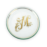 6" Mini Plate "M" - Annieglass - Gaines Jewelers