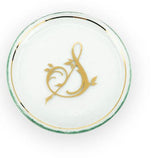 6" Mini Plate "S" - Annieglass - Gaines Jewelers