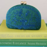 Lisi Lerch - Garden Party- Green Combo- Embroidered Clutch - WS