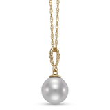 7-7.5mm Freshwater Pearl Pendant 14k Yellow Gold Necklace - Mastoloni - Gaines Jewelers