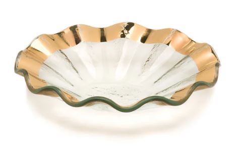 7" Ruffle Bowl - Annieglass - Gaines Jewelers