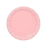 Pavilion Paper - Mahjong Jasperware Inspired Dinner Paper Plates - Pack of 8: Blue