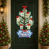 Mid Mod Design LLC - LARGE Designer Merry Mahjong Festive Door Hanger