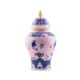 Large Potiche Vase Azalea Oriente Italiano - Ginori