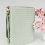 Crossbody Weave Bible Case - Sage - Ever, AJ