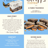 Griff's Toffee - Griff's Coffee Toffee - 7oz Dark Chocolate Toffee