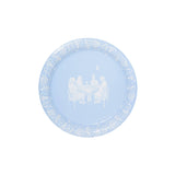 Pavilion Paper - Mahjong Jasperware Inspired Mini Apps  Paper Plates 50 PK: Blue