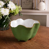 Encanto Onyx Ice Bucket Leaf -Green and White - Beatriz Ball
