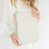 Crossbody Weave Bible Case - Pearl - Ever, AJ