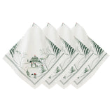 Country Estate Winter Frolic Napkin Set of 4 - Evergreen - Juliska