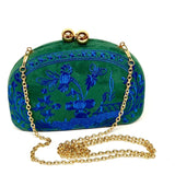 Lisi Lerch - Garden Party- Green Combo- Embroidered Clutch - WS