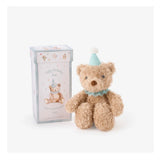 Aqua Birthday Bear in gift box - Elegant Baby